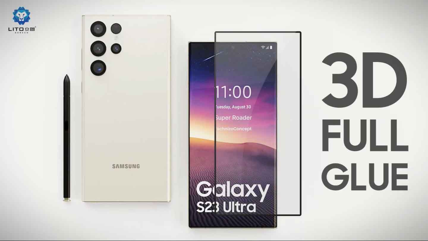 Displayschutz für Samsung Galaxy S23 Ultra