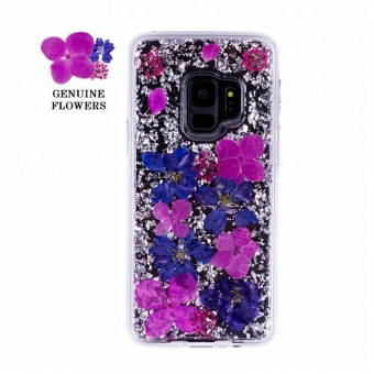 Samsung galaxy s9 plus gepresste Blume Handy-Cover