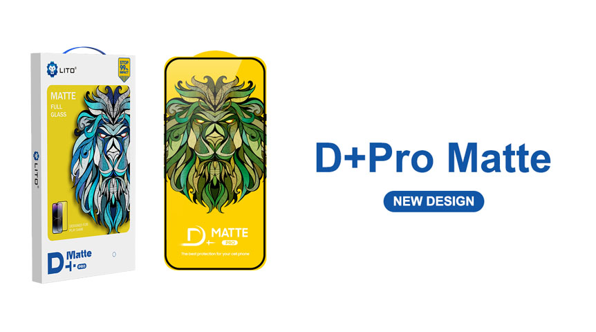 Lito D+ Pro Mattglas-Displayschutz für iPhone 14