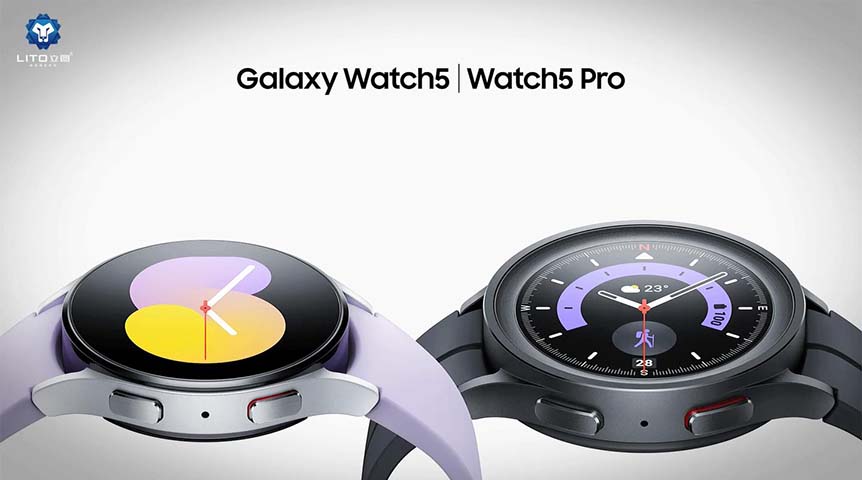 Die Samsung Galaxy Watch 5 Schutzhülle ist eine PC-Hülle mit 0,33 mm klarem Glas.
