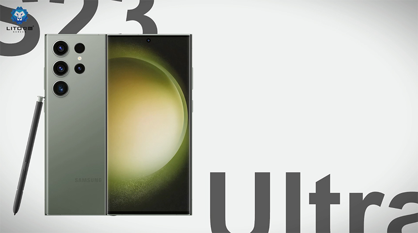 Lito E+ Edge Glue Displayschutzfolie aus gehärtetem Glas Samsung Galaxy S23 Ultra