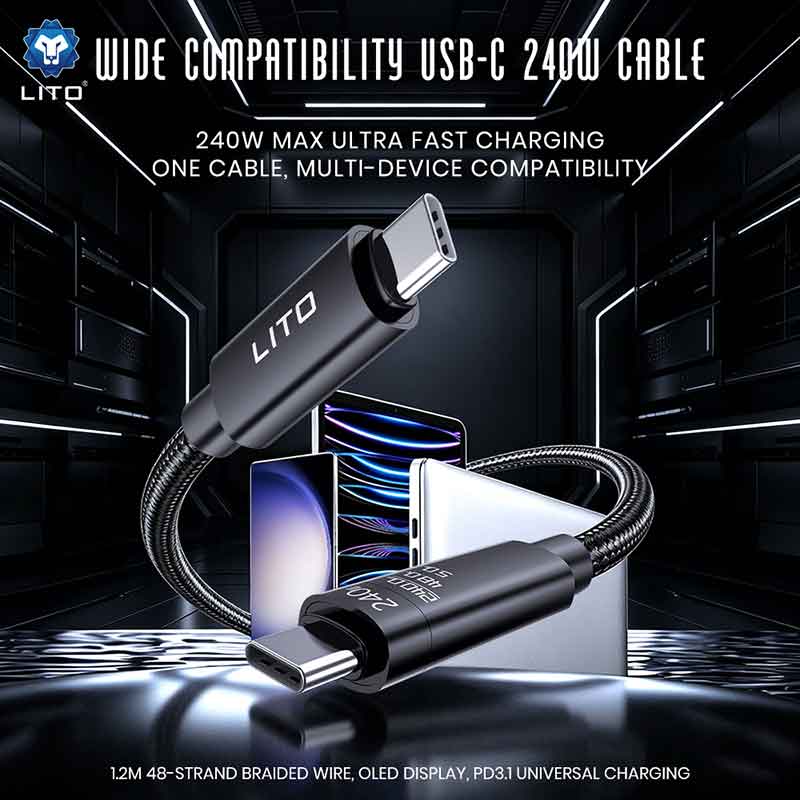 240W fast charging cable