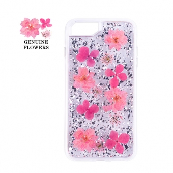 iPhone 7/8 Plus getrocknete echte Blütenblatt Handyhülle