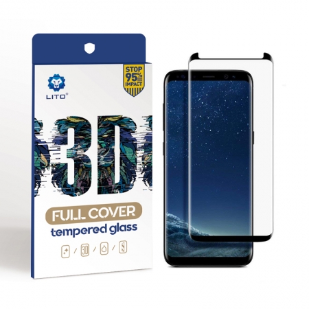 Samsung Galaxy S8 Plus Displayschutzfolie, Full Adhesive gehärtetes Glas 