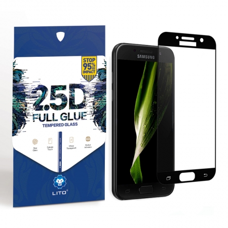 Samsung Galaxy A3 / A5 / A7 2.5D Full Coverage gehärtetes Glas-Displayschutz 