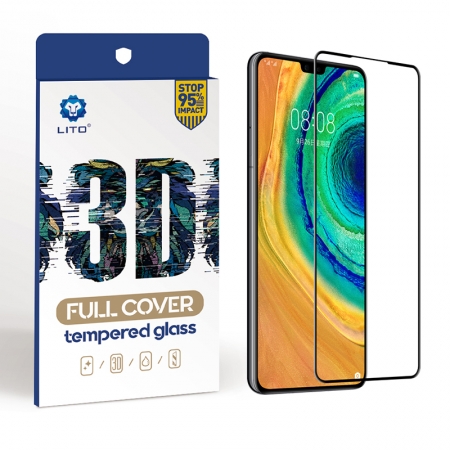 Full Covered HD Klarglas-Displayschutzfolie mit abgerundeten Kanten für Huawei Mate 30 