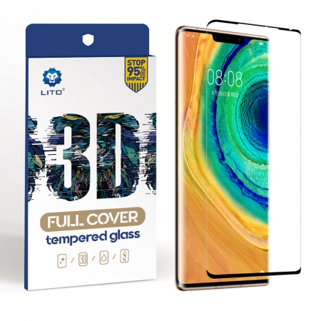Huawei Mate 30 Pro Full Cover Displayschutzfolie aus gehärtetem Glas 