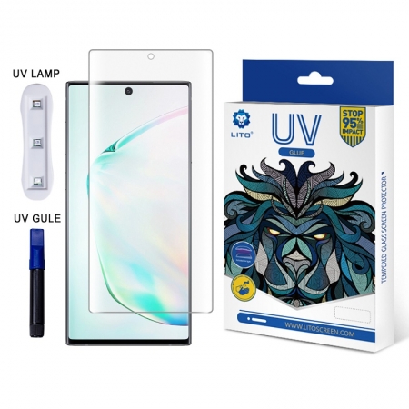 LITO UV Optical Liquid Glue Deckende Berührungsempfindlichkeit Matt Displayschutzfolie für Samsung Note 10/10 + 