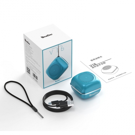 OneDer V16 Mini tragbarer intelligenter drahtloser Bluetooth-Lautsprecher mit eingebautem Mikrofon 