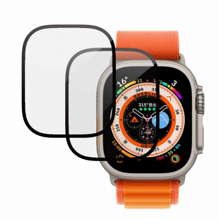 
     Lito 2.5D Vollkleber Displayschutz aus gehärtetem Glas für Apple Watch Ultra 49mm
     