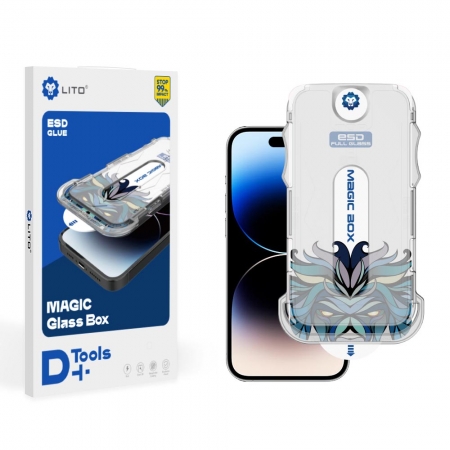 Großhandel Lito Magic Box D + Tools HD Vollglas-Displayschutzfolie für iPhone 