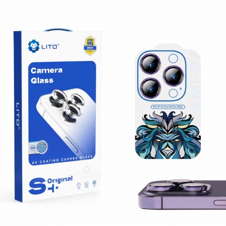 Lito S+ Neuestes hochwertiges Kameraobjektivglas aus Metall für iPhone 13 