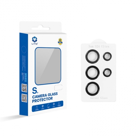 Lito 3D Full Cover Kameraobjektivschutz mit Applikator für Samsung Galaxy S24-Serie
         