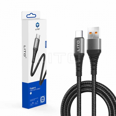 Lito LD08 USB-Ladekabel mit geflochtenem Draht 