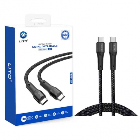 LITO LD14 Geflochtenes Kabel USB Lightning Typ-C Datenübertragungs-Ladekabel 