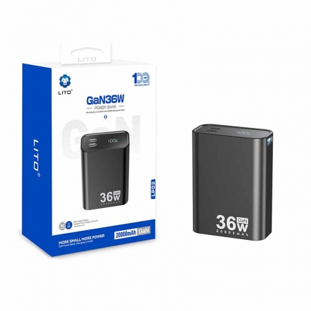 LITO LP02 20000 mAh magnetische kabellose Powerbank 