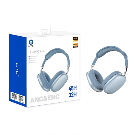 LE11 PRO ANC Bluetooth-Headset Drahtlose Kopfhörer mit Geräuschunterdrückung und Bluetooth 5.4 HiFi-Audio Lange Akkulaufzeit OEM ODM Großhandel 