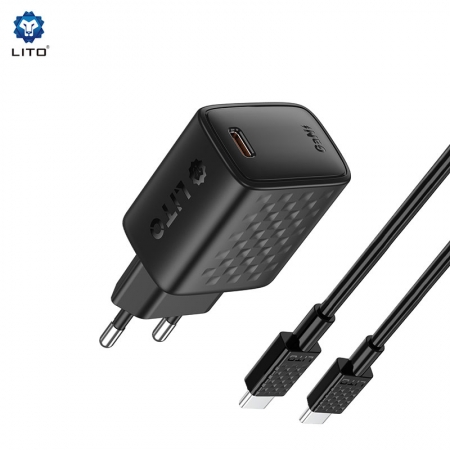 LITO LC13 GaN 20W Schnellladegerät mit USB-C-Anschluss 