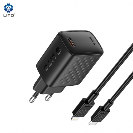 LITO LC13 GaN 20W Schnellladegerät mit USB-C-Anschluss 