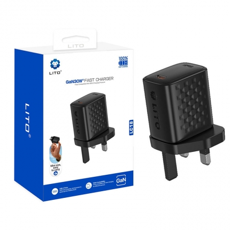 LITO LC18 30W GaN USB-C Telefonladegerät & Netzteil 