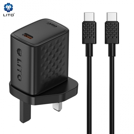 LITO LC18 30W GaN USB-C Telefonladegerät & Netzteil 