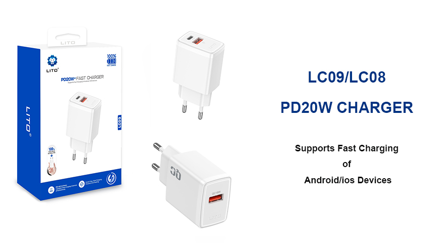 Lito LC08 & LC09 PD 18W/20W schnelle Ladegeräte - Kompaktleistung und hohe Effizienz!