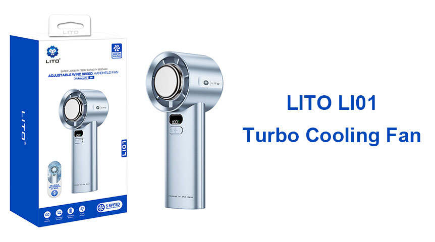 Kämpfen Sie überall gegen die Hitze: LITO LI01 Turbo Cooling Fan