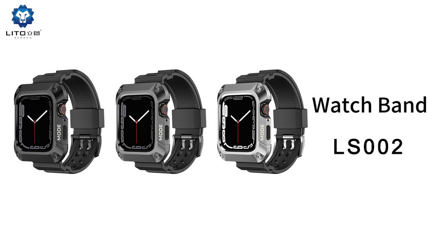 Lito LS002 Integriertes Uhrenarmband im Metalldesign für Apple Watch 9