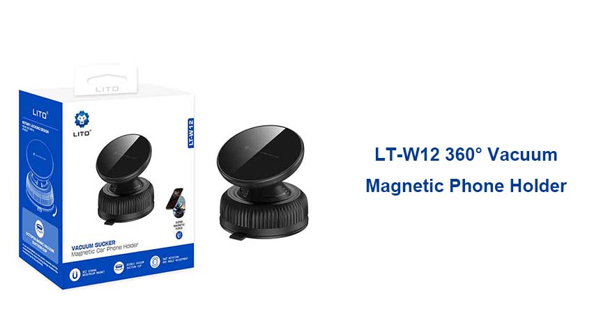 LT-W12 Magnetische Autotelefonhalterung mit Drehverschluss