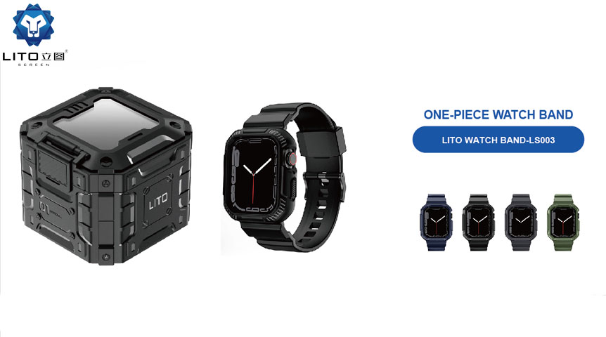LITO LS003 Integriertes Uhrenarmband aus Kohlefaser für Apple Watch Ultra