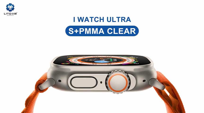 360-Grad-Schutz PMMA-Displayschutzfolien für Apple Watch Ultra 49 mm
