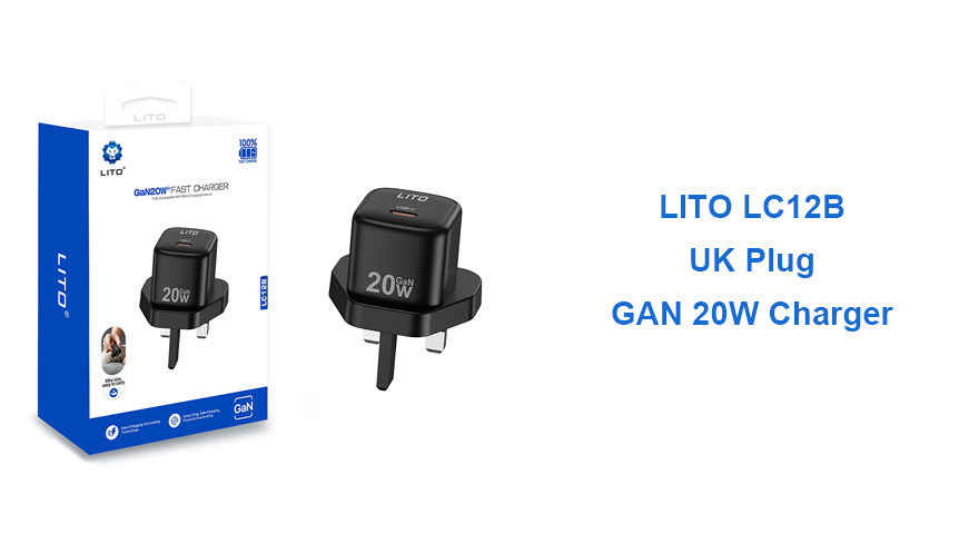 Klein, aber oho! LITO LC12 GaN 20W UK-Ladegerät