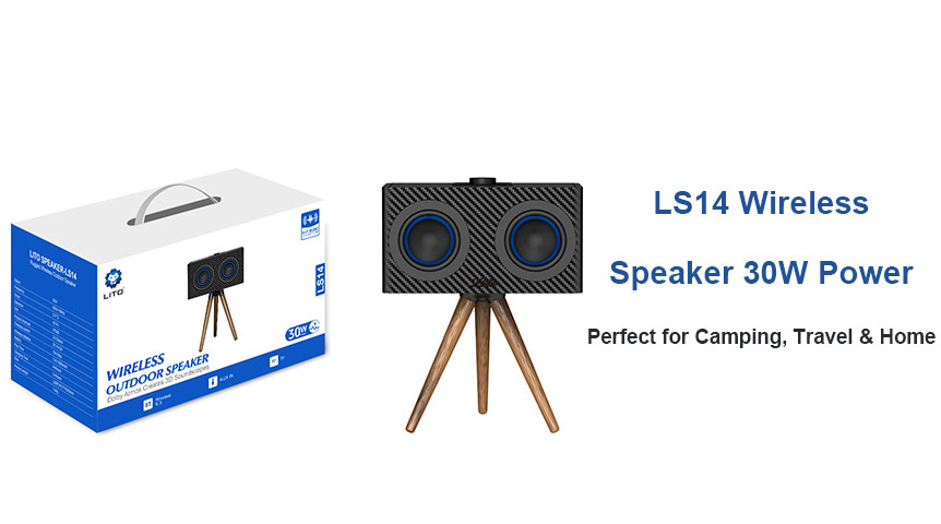 Sie benötigen einen kompakten 30-Watt-Outdoor-Lautsprecher mit kraftvollem Klang und schneller Bluetooth-Verbindung?