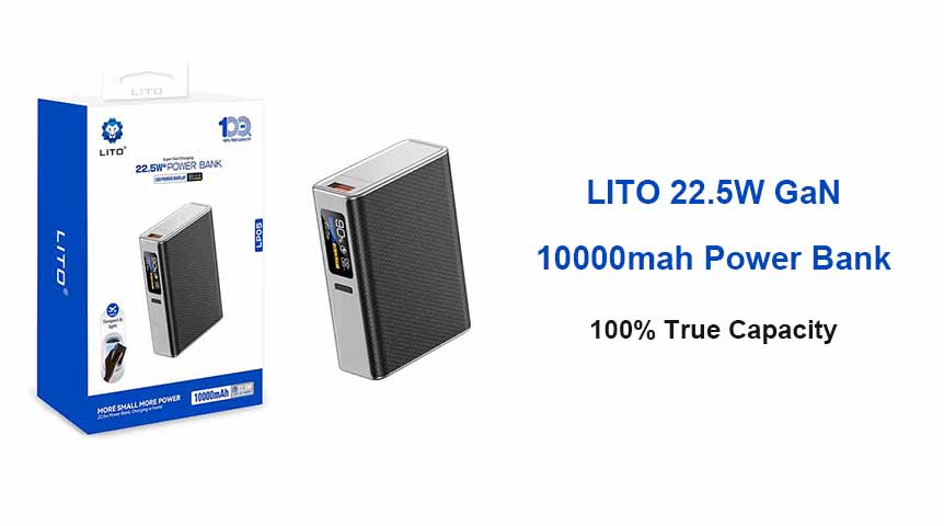 LITO LP05 22,5 W GaN-Schnelllade-Powerbank