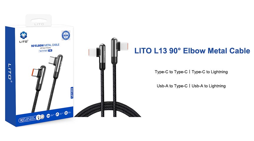 Verabschieden Sie sich von Kabelüberlastung mit dem LITO LD13-Winkelladekabel