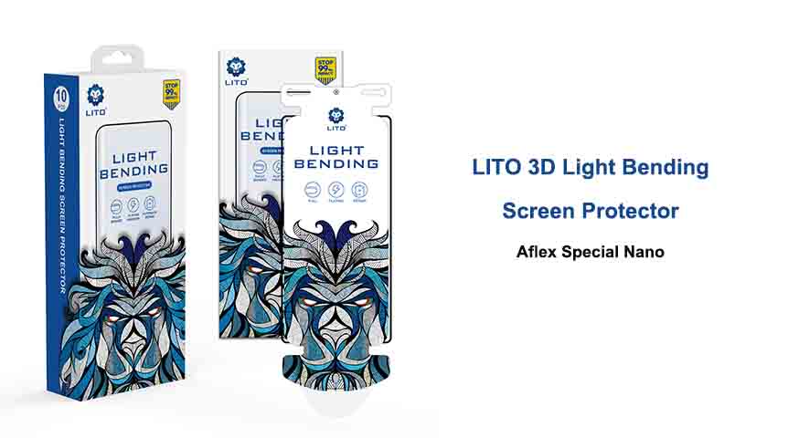 LITO 3D Lichtbiege-Displayschutz für Samsung S22 S23 S24 Ultra