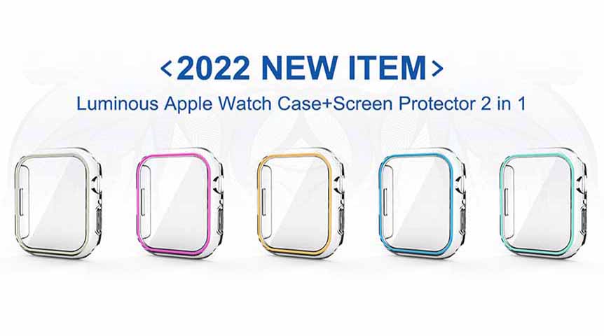 LITO Luminous Apple Watch Case + Displayschutzfolie 2 in 1
