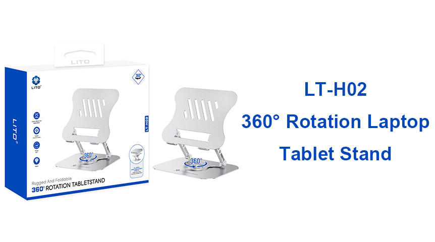 Werten Sie Ihren Schreibtisch auf: LITO LT-H02 360° Laptop & Tablet Stand